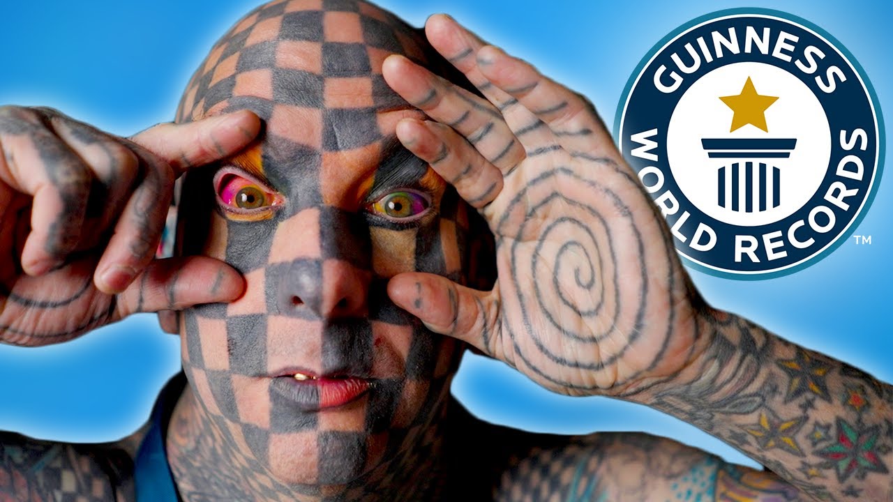 Most Marvel Character Tattoos  Guinness World Records  YouTube