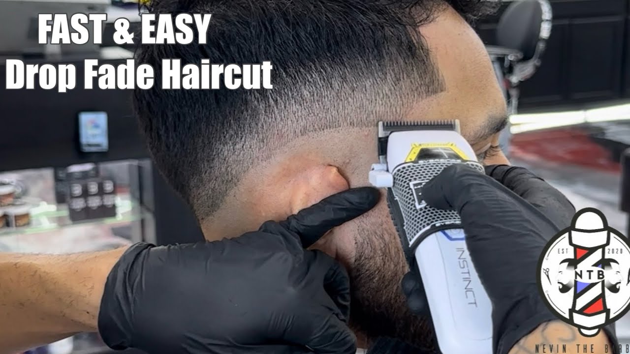 FAST & EASY Mid Drop Fade on THICK Hair 🔥💈(Step-by-Step for Beginners)