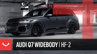 Vossen Hybrid Forged HF-2 Wheel | Audi Q7 ABT Widebody | Satin Black