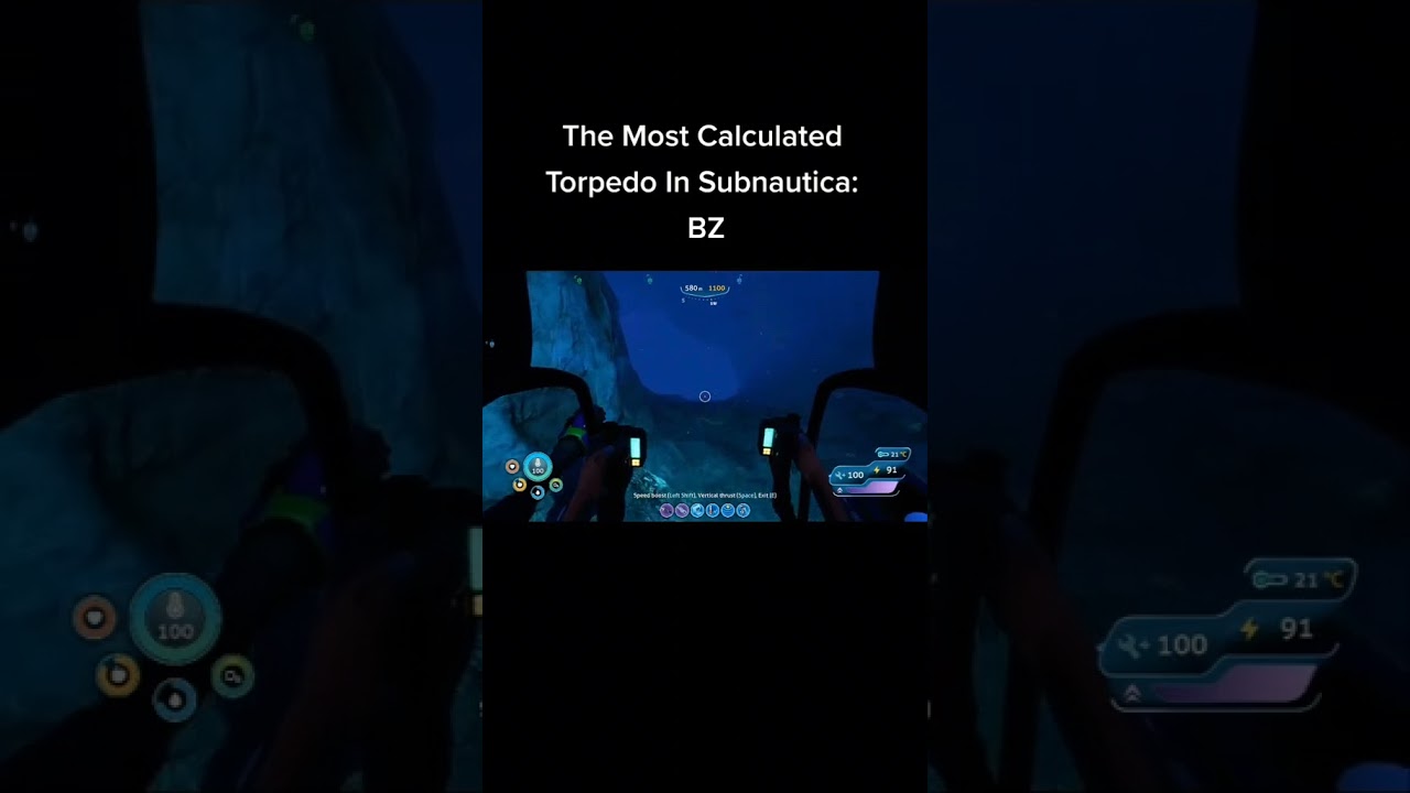 Vortex Torpedo vs Shadow Leviathan in Subnautica: Below Zero! 