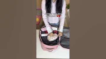 Airlines hate this carry on backpack 🤬🎒#travel #travelhacks