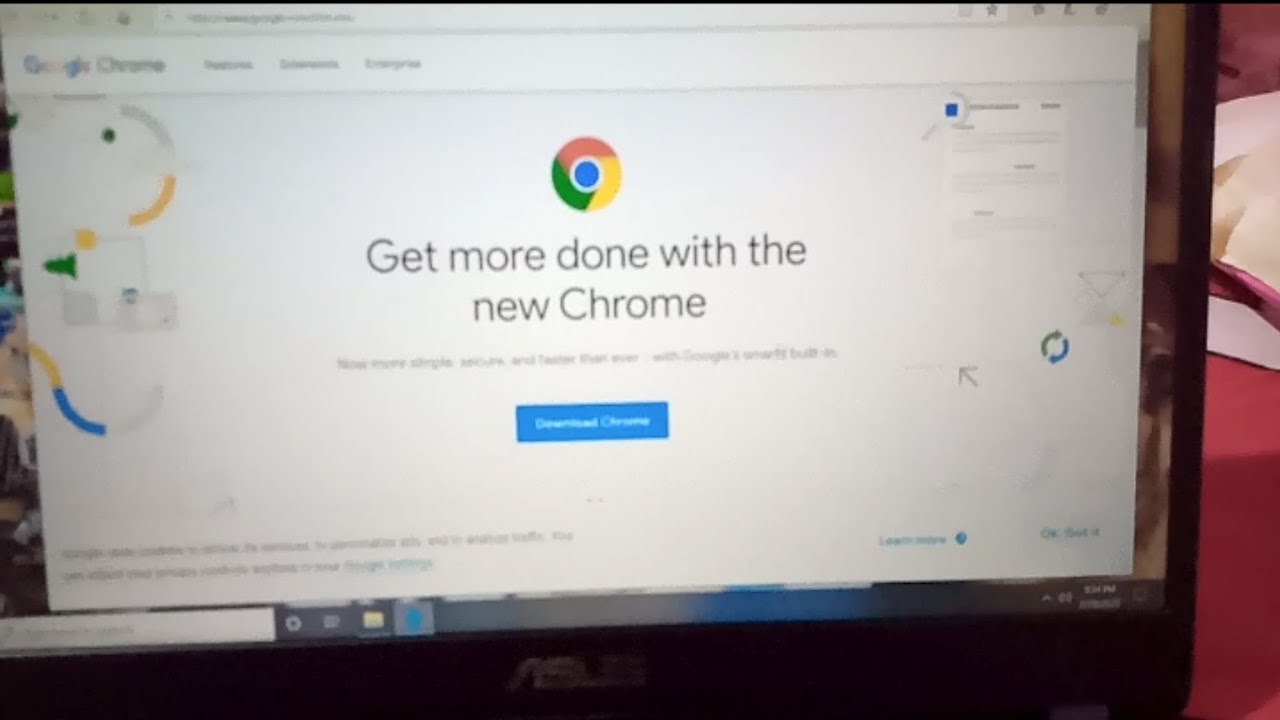 google chrome laptop install windows