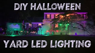 DIY LED Halloween Lighting Tutorial  Take your yard display to the next spooky level!