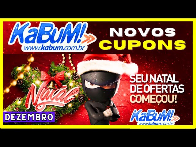 Ofertas no Natal KaBuM!: mais de 1.000 produtos com até 88% de