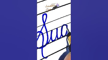 Writing Sugar? #cursivewriting #handwriting #calligraphy #shortsfeed #ytshorts #shorts #sugar #viral