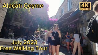 Alaçatı Çeşme Turkey / Fantastic Touristy Place, Walking Tour 4k