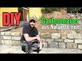 Anleitung: Eine Gartenmauer aus Natursteinen selber bauen / DIY