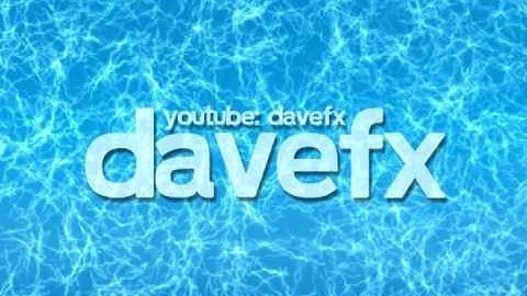 DAVE FX - LIGHTS Reflections and RIPPLES on Clear Blue WATER