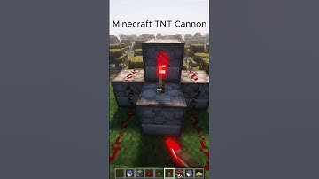 Minecraft TNT cannon #music #shorts #minecraft