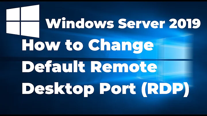 11. How to Change Remote Desktop Port in Windows Server 2019