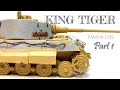 TAMIYA 1/35 KING TIGER 【Build to Detail】TANK MODEL #scalemodel