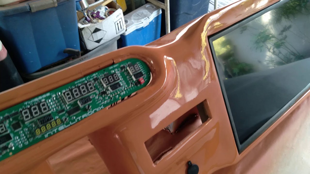 Update New D.I.Y CUSTOM FIBERGLASS DASHBOARD-24IN. T.V AND DIGITAL GAUGES INSTALLATION