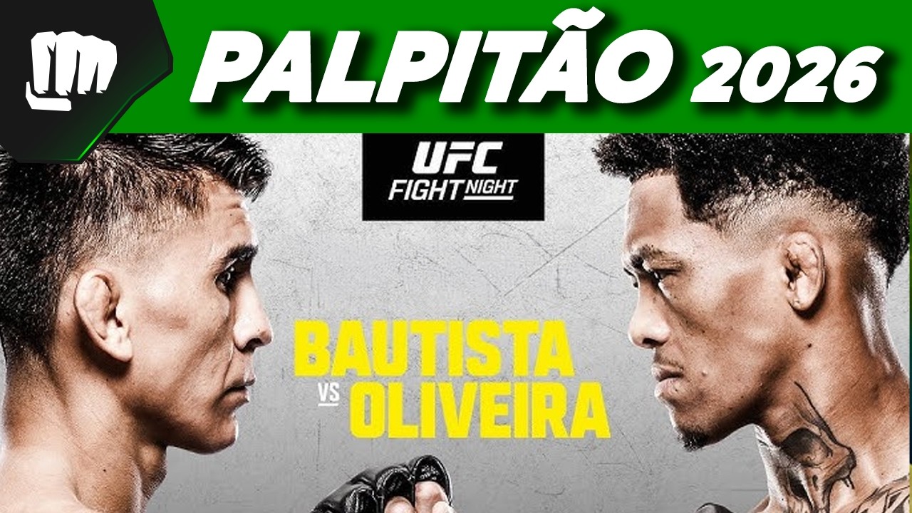 BAUTISTA vs LOKDOG  - PALPITÃO UFC  - MARIO BAUTISTA vs VINICIUS “LOKDOG” OLIVEIRA