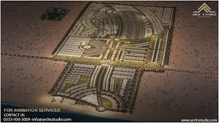 3D Architectural Animation of Alwatnia Housing Society by ArchXStudio | Architectural Showreel