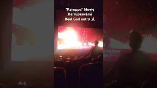 Real GOD presence in mumbai theatre for Karuppu Movie 🙏🏼 #suriya #rjbalaji #karuppureview