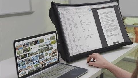 MONITOR for your PHONE ??? - SPUD (Spontaneous Pop Up Display)