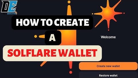How To Create A Solflare Wallet #Solana #DefiEinstein #cryptocurrency
