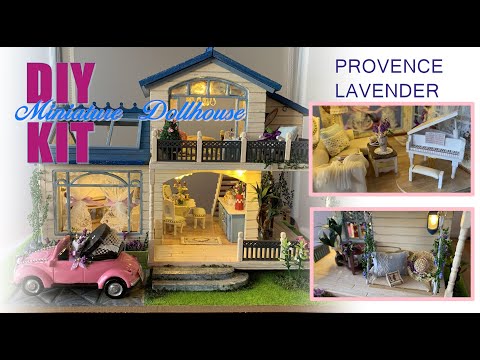 ドールハウス/ミニチュア/ハンドメイド④ DIY ミニチュア】ドールハウス・キット#24 [PROVENCE LAVENDER]パーツ