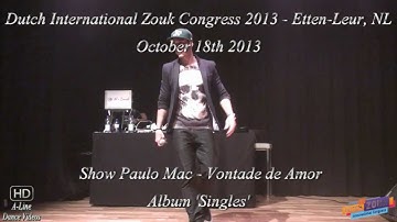 DIZC Show Paulo Mac - Vontade de Amor (Album 