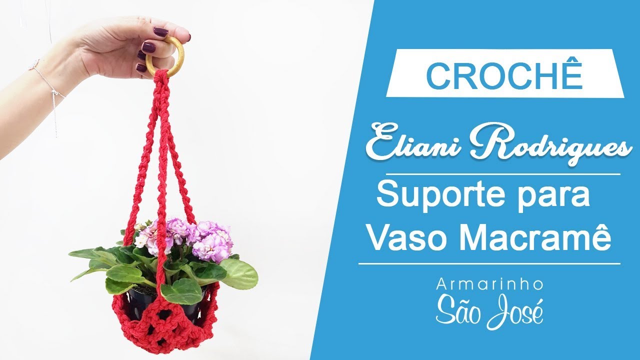 Como Fazer Suporte para Vaso Macramê