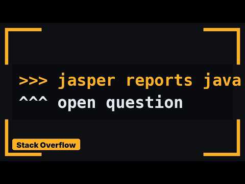 Jasper report error when run mass request