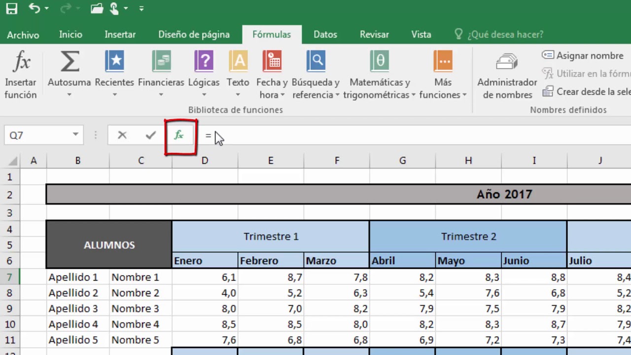 06.02. Función PROMEDIO (Excel) - YouTube