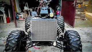 Restaurare ATV - Partea 12 - Asamblarea Radiatoarelor, Actuatorului 4x4 si Pornirea Motorului