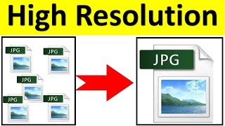 How to make High Resolution image using multiple screenshot images