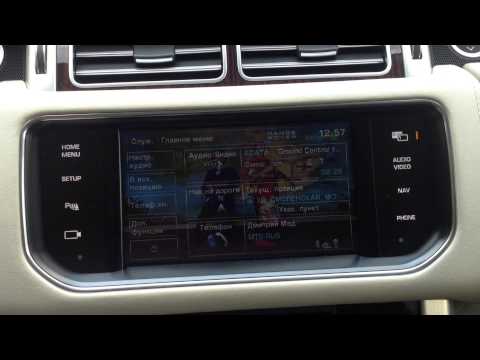 Двойной экран Range Rover