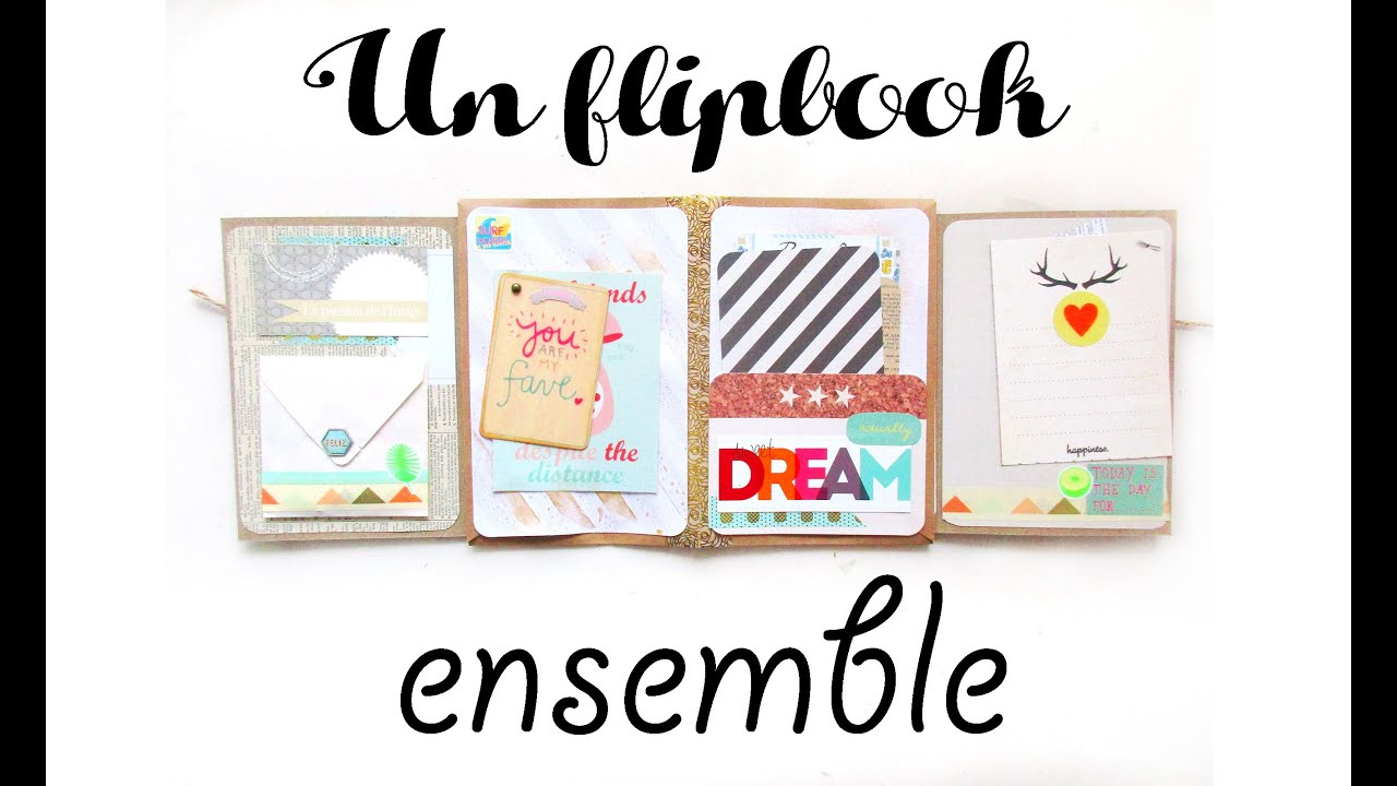 Tuto un flipbook ENVELOPPE snailmail ensemble A GAGNER concours cl´turé