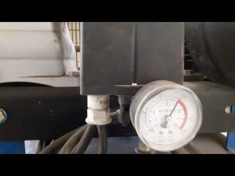 Компрессор Remeza СБ4/Ф 270 BL75В в работе