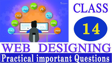 web Designing Practical important Questions || @vt82 || class 14 || #vtplus