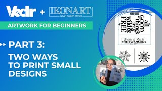 Artwork For Beginners Part 3: Two Methods to Print Small Designs for Ikonart | Vectr