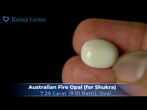 Product Video for: Australian Fire Opal 7.29 Carat (8.01 Ratti)