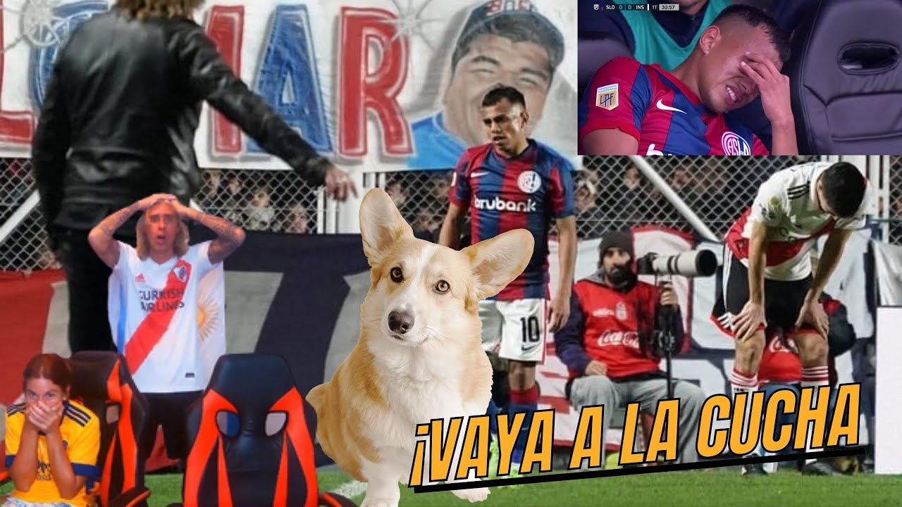 SAN LORENZO 0 vs RIVER 0 - Reacciones de un hincha de river - - YouTube