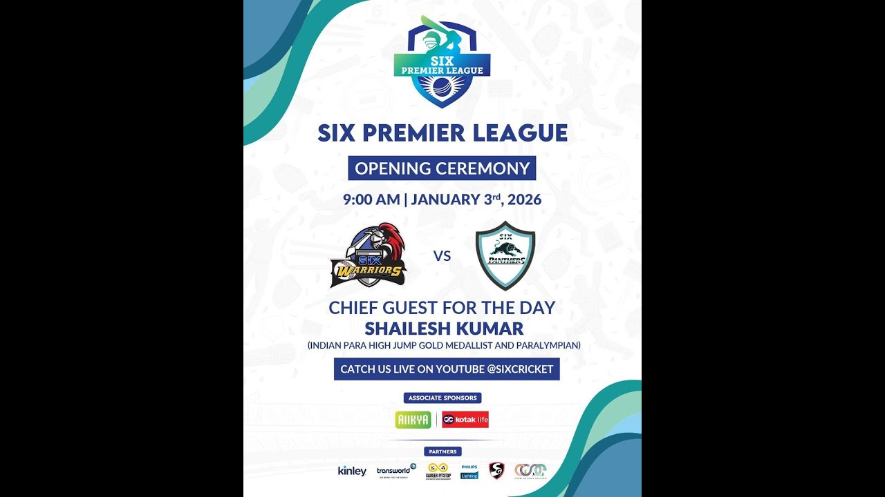 Six Premier leauge | Six Warriors vs Six Panthers