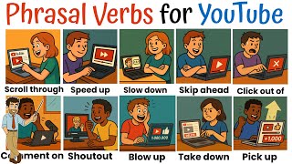 Download lagu 10 ESSENTIAL Phrasal Verbs for YouTube - English Vocabulary