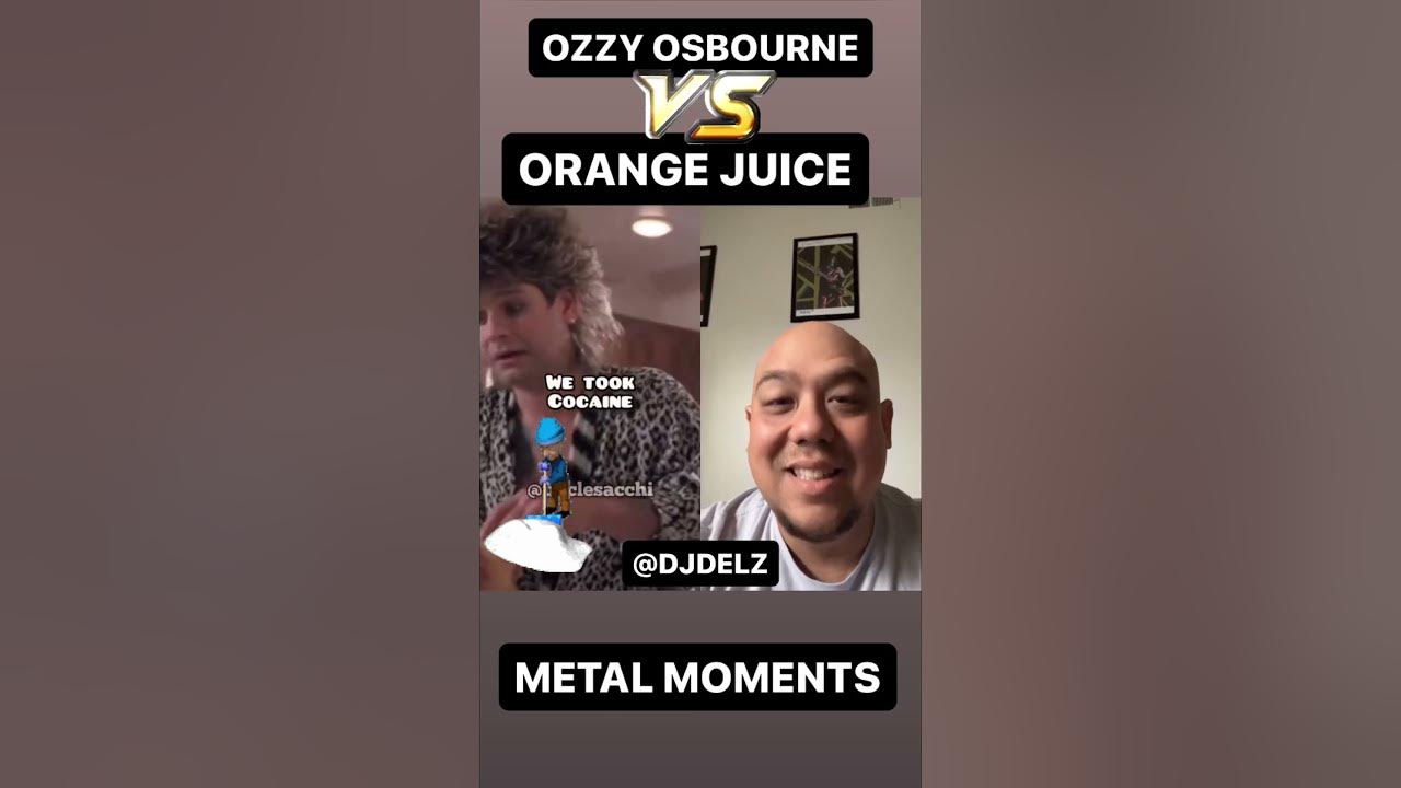 ozzy osbourne orange juice