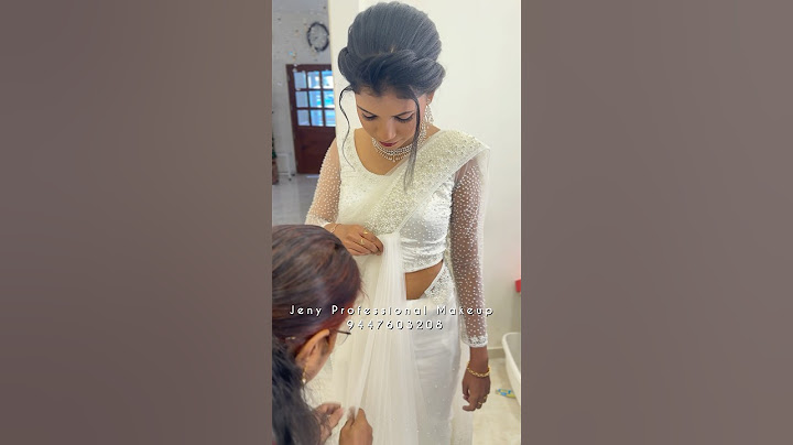 വെള്ള മുത്ത് saree for wedding day #youtubeshorts #shortsvideo #shorts