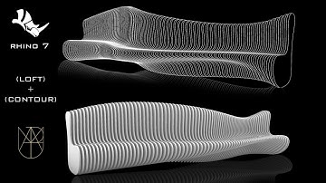 | RHINO 7 - PARAMETRIC MODELING | Loft + Contour