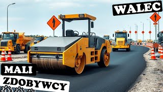 CZY WALEC TO MASZYNA, KTÓRA WYRÓWNUJE I UTWARDZA DROGI ? MALI ZDOBYWCY #dzieci #opowieść #dladzieci