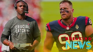 BREAKING NEWS ❗ Texans head coach DeMeco Ryans seemed to be comfortable with JJ Watt's comeback.