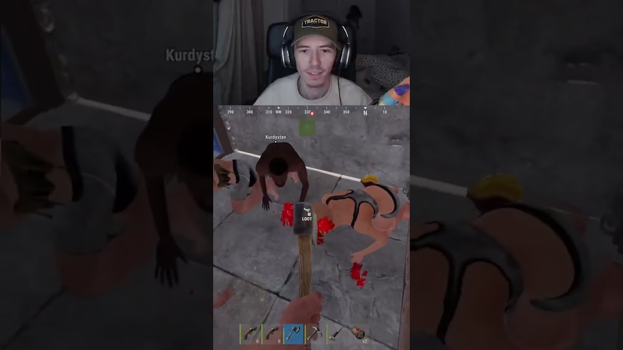 WHY WHERE THERE SO MANY?! - Rust #shorts #rustclips #rust #funny #gaming