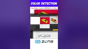 Color Detection with OpenCV