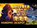 Handpay jackpot buffalo gold max power huge win bonus 2nd jackpot on this slot machine