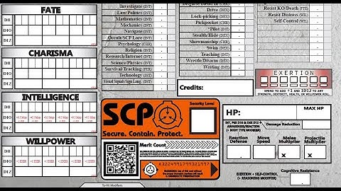 SCP RPG How to make a PC and then die from 096