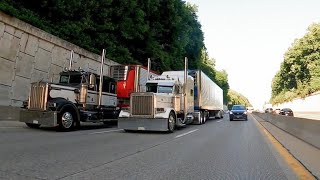 SOUND UP! another Awesome rolling video! #largecar #peterbilt #flatglass #kw #389 #w9 #379 #717