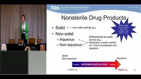Microbiological Controls for Non-Sterile Drug Products by Erika Pfeiler, PhD- FDA Webinar 2016