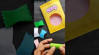 DIY cute chocolate easy | Chocolate Gifts | Paper candy gift| #chocolate #youtubeshorts | #Shorts screenshot 4