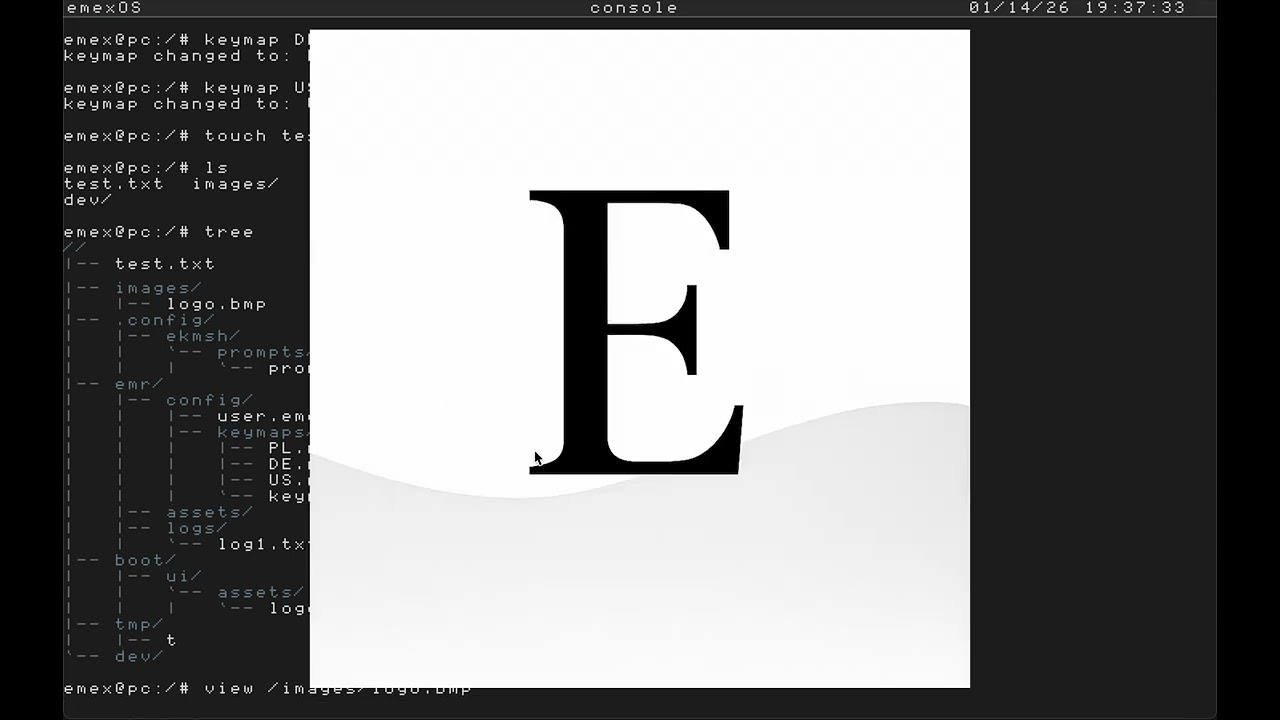 emexOS - a small 64-bit Operating System